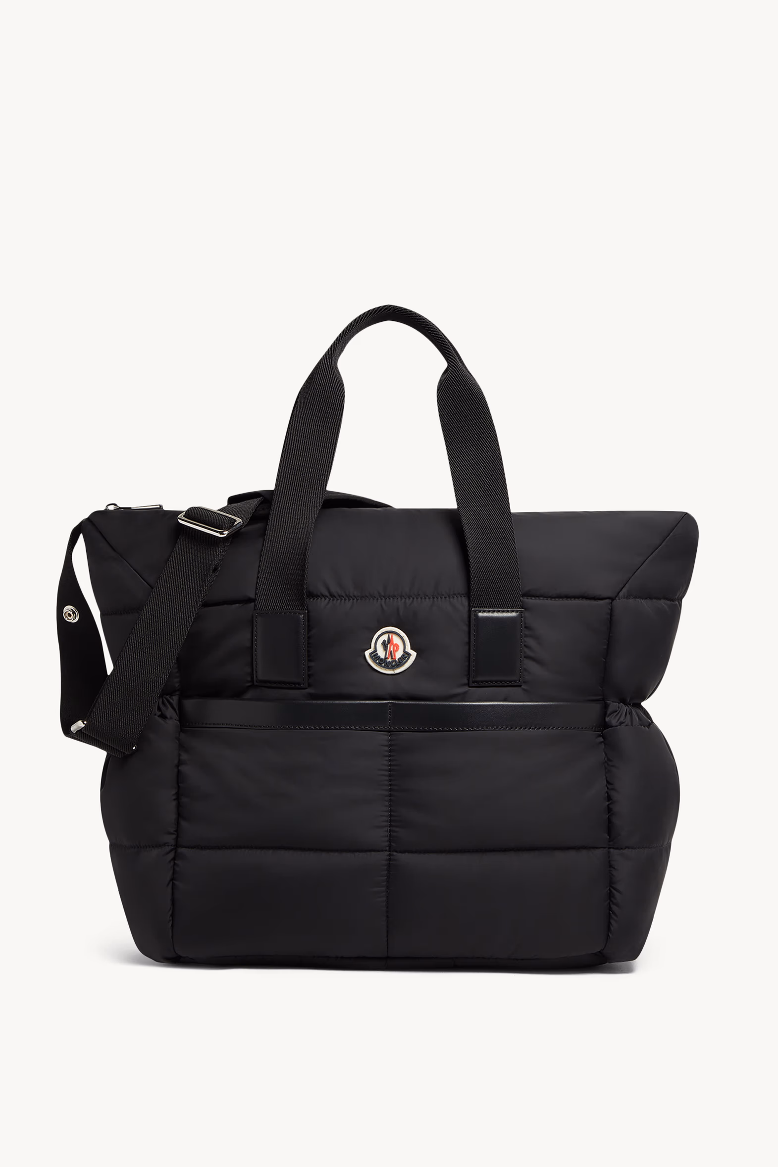 Bolso para pañales de nailon De Género Neutro Negro Moncler 0